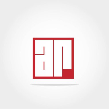 İlk harf Ar Logo şablonu vektör tasarımı