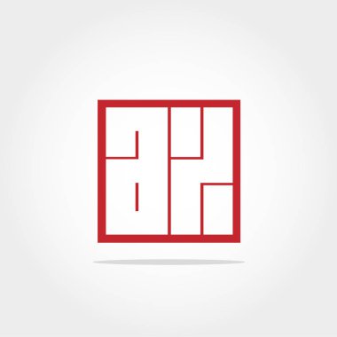 İlk harf Ax Logo şablonu vektör tasarımı