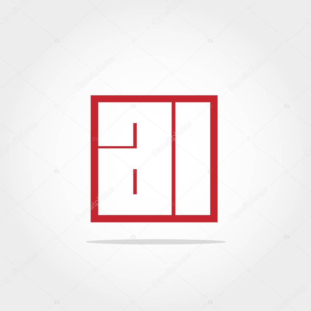 Initial Letter AL Logo Template Vector Design