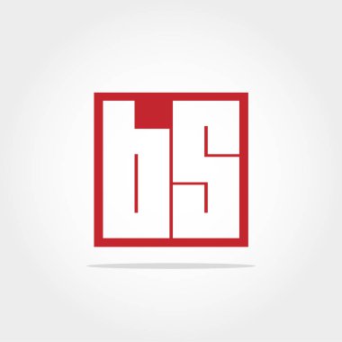 nitial mektup Bs Logo vektör tasarımı
