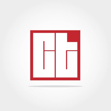 nitial mektup Ct Logo vektör tasarımı