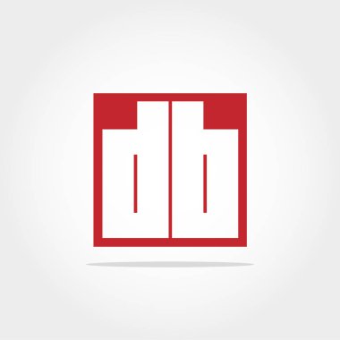 nitial mektup Db Logo vektör tasarımı
