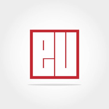 nitial mektubu AB Logo vektör tasarımı