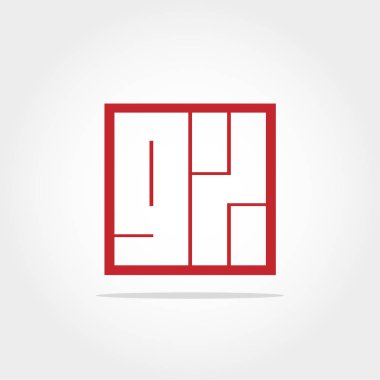 İlk harf Gx Logo vektör tasarımı