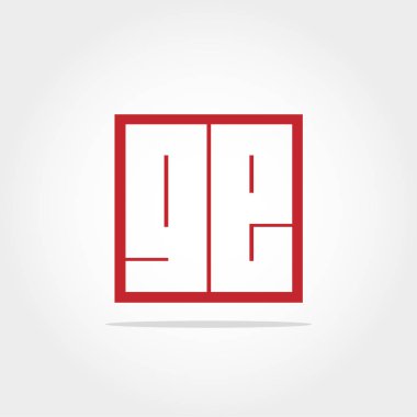 İlk harf Ge Logo vektör tasarımı