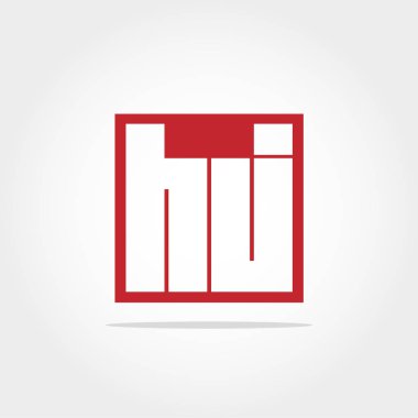 İlk harf Hj Logo vektör tasarımı