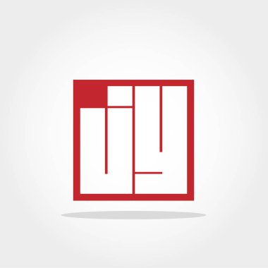 İlk harf Jy Logo vektör tasarımı