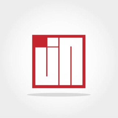 İlk harf Jn Logo vektör tasarımı