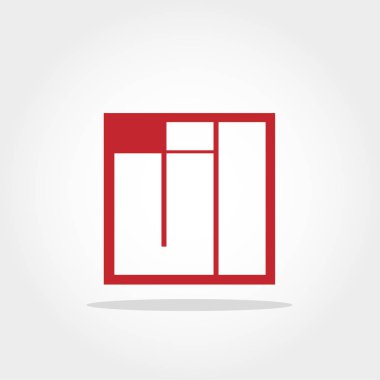 İlk harf Jl Logo vektör tasarımı