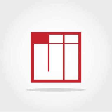 İlk harf Ji Logo vektör tasarımı