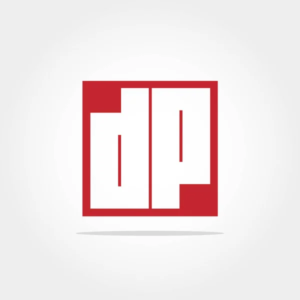 Nitial Mektup Logo Vektör Tasarımı — Stok Vektör