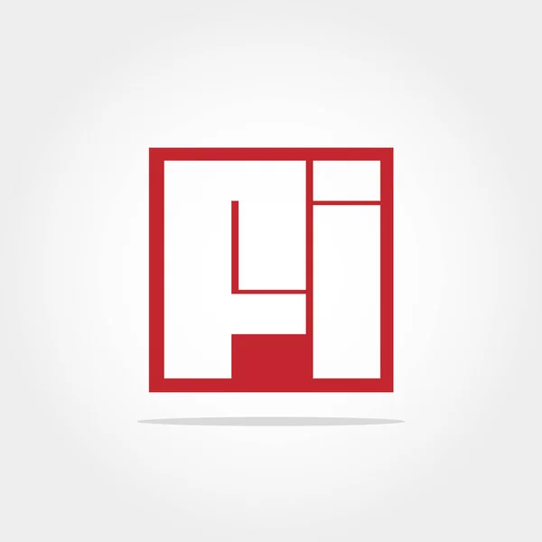 Letra Inicial Logo Vector Design — Archivo Imágenes Vectoriales