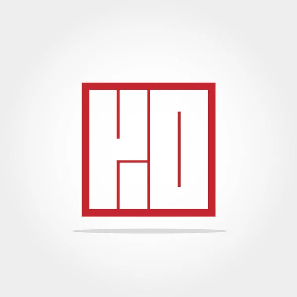 Harf Logo Vektör Tasarımı — Stok Vektör