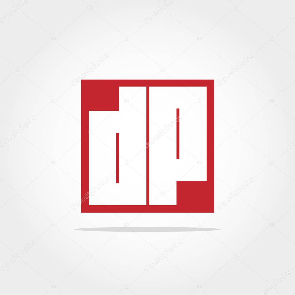 Nitial Letter DP Logo Vector Design