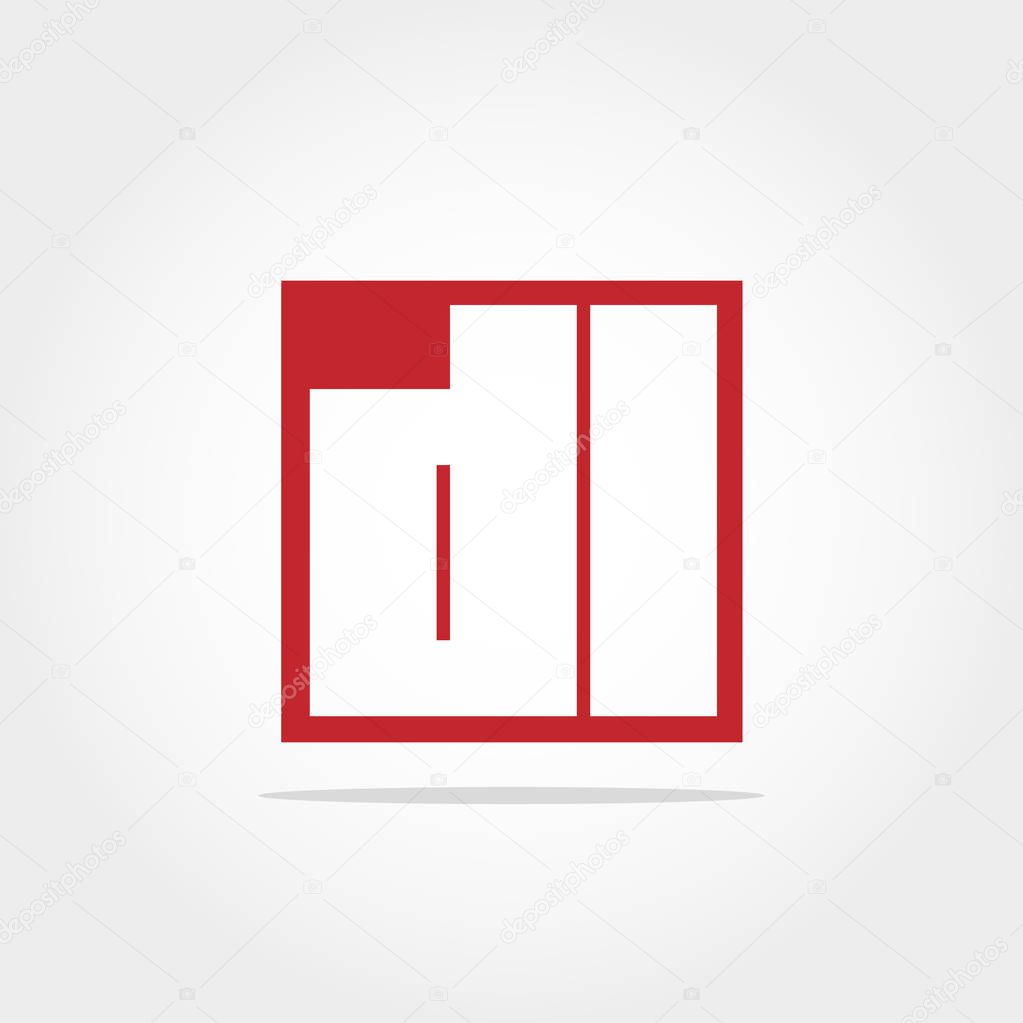 Nitial Letter DL Logo Vector Design