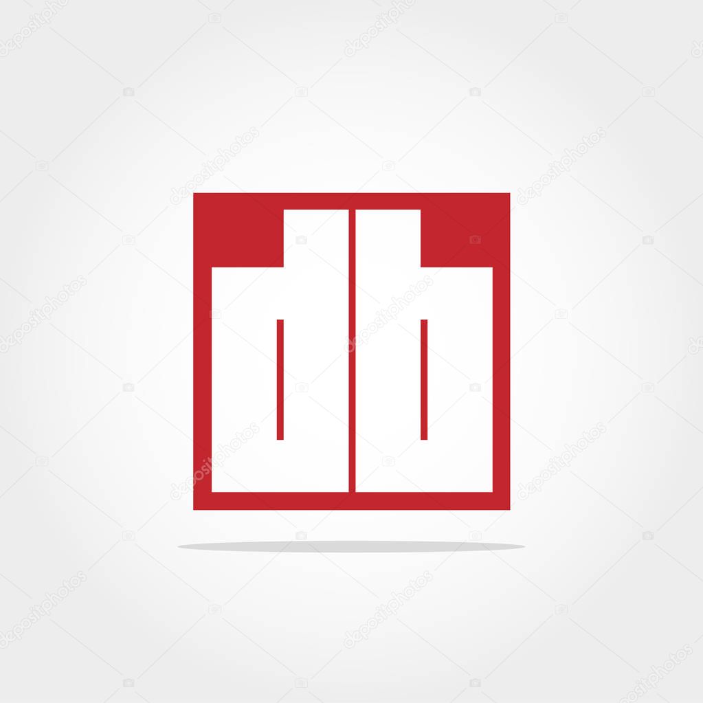 Nitial Letter DB Logo Vector Design