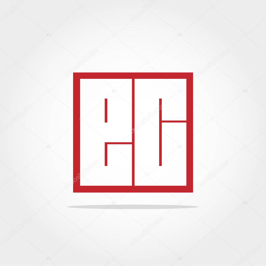 Nitial Letter EC Logo Vector Design