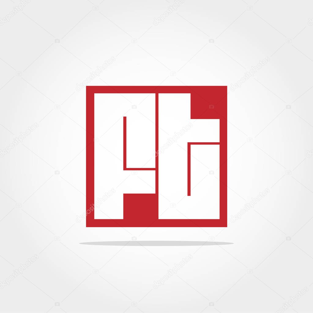 nitial Letter FT Logo Vector Design