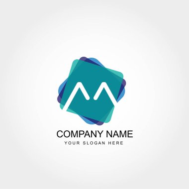 İlk Harf AA Logo Şablonu Tasarımı