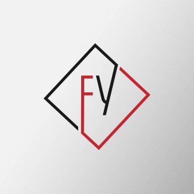 İlk harf Fy Logo tasarımı