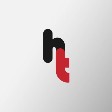 İlk harf Ht Logo tasarımı