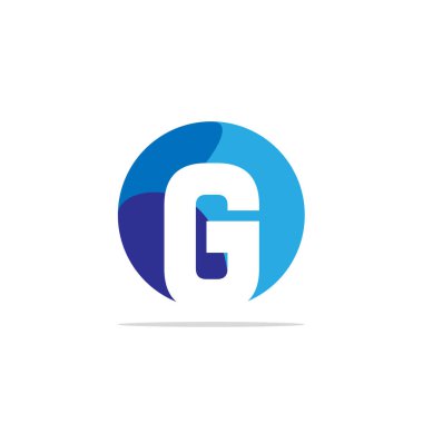 Başlangıç Harfi G Logo Şablonu Tasarımı