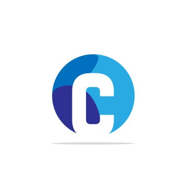 İlk Harf C Logo Şablon Tasarımı