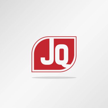İlk harf Jq Logo tasarım şablonu