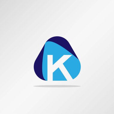 Başlangıç Harfi K Logo Şablonu Tasarımı