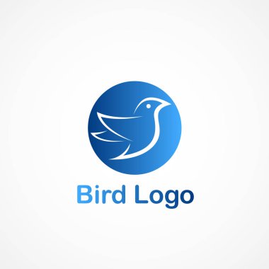 Kuş Logo vektör tasarımı
