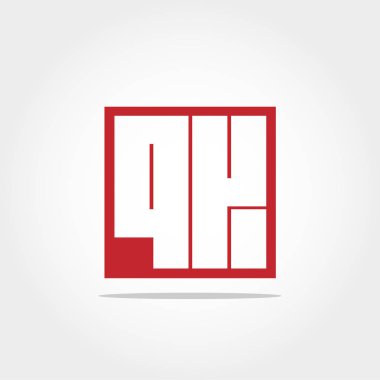 İlk harf Qk Logo vektör tasarımı