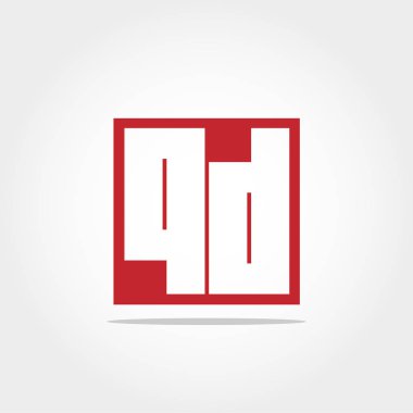 İlk Leter Qd Logo vektör tasarımı