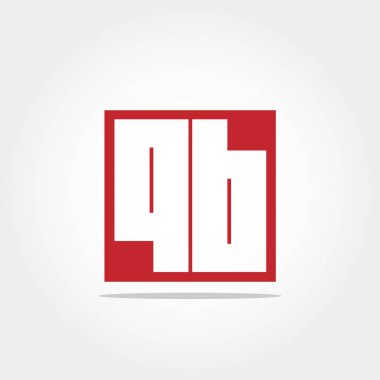 İlk Leter Qb Logo vektör tasarımı