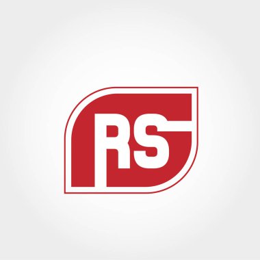 İlk Leter Rs Logo vektör tasarımı