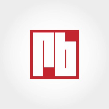 İlk Leter Rb Logo vektör tasarımı