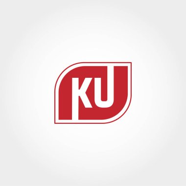 İlk Leter Ku Logo vektör tasarımı