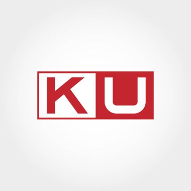 İlk Leter Ku Logo vektör tasarımı
