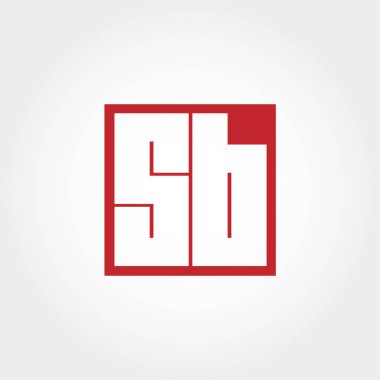 İlk Leter Sb Logo vektör tasarımı