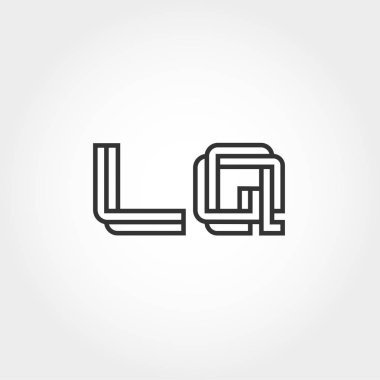 İlk Leter Lq Logo vektör tasarımı