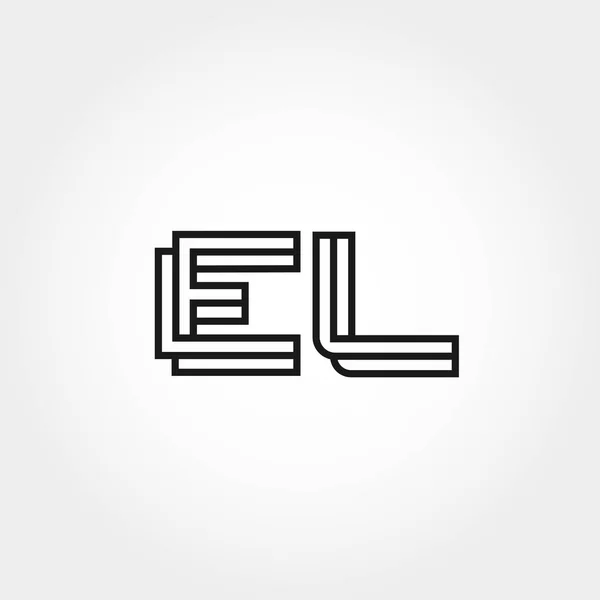 Letra Inicial Logo Template Design — Archivo Imágenes Vectoriales