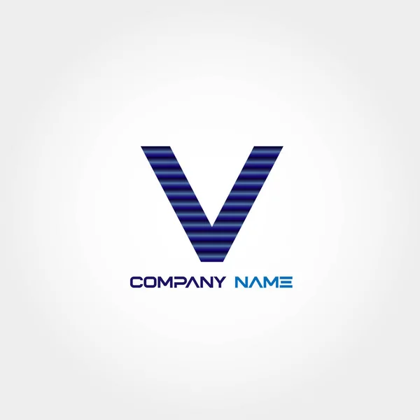 Carta Inicial Logo Template Design — Vetor de Stock