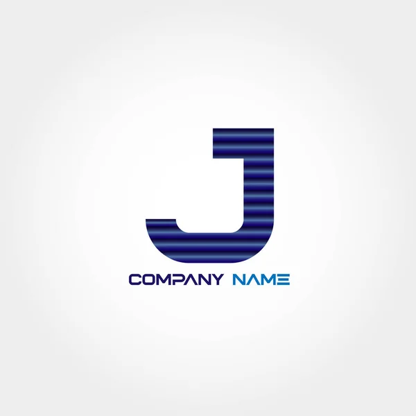 Carta Inicial Logo Template Design — Vetor de Stock