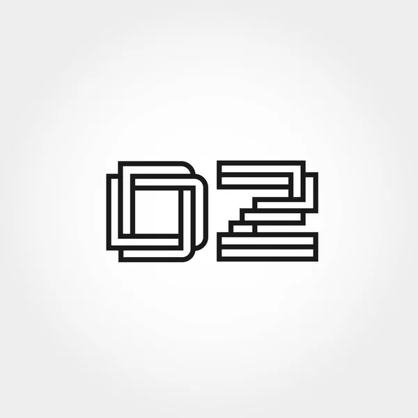 Αρχικό Γράμμα Λογότυπο Του Σχεδιασμού — Διανυσματικό Αρχείο
