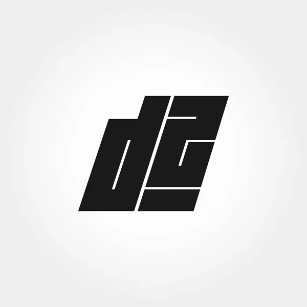 Pierwsza Litera Logo Design — Wektor stockowy
