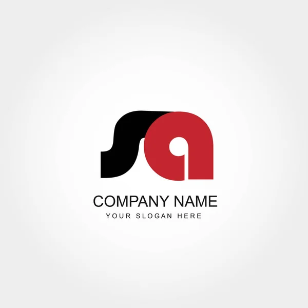 Anfangsbuchstabe Logo Design — Stockvektor