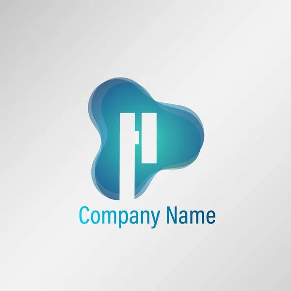 Projektowanie Logo Literą — Wektor stockowy