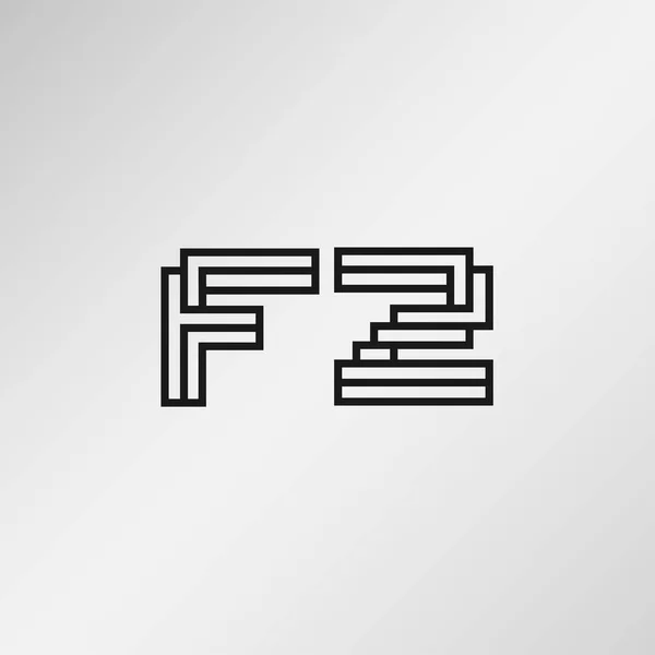 Lettre Initiale Logo Design — Image vectorielle