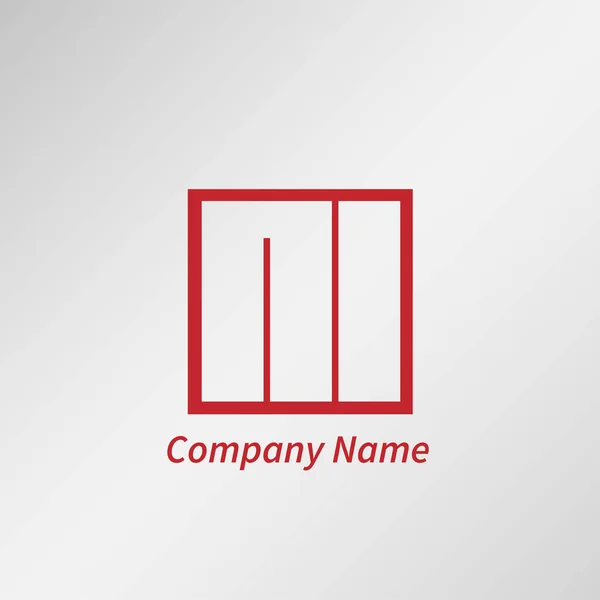 Lettera Iniziale Logo Template Design — Vettoriale Stock