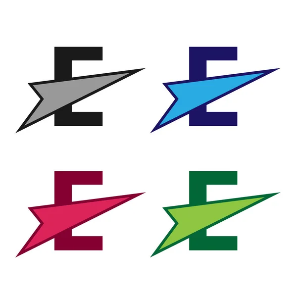 Başlangıç Harfi Logo Şablonu Tasarımı — Stok Vektör