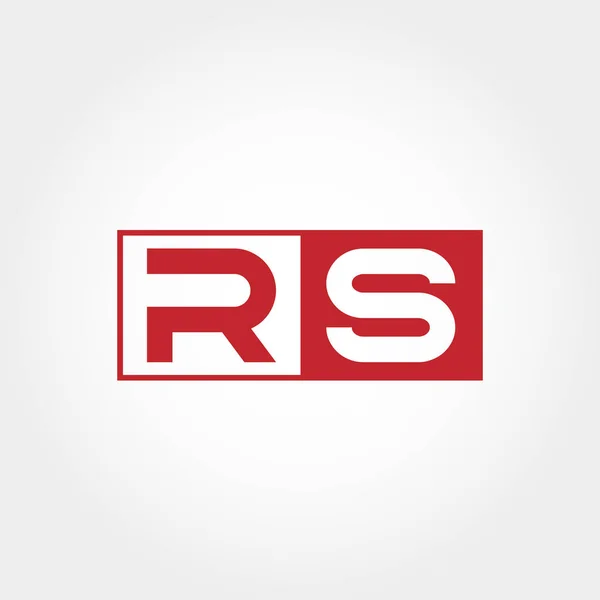 İlk Leter Rs Logo vektör tasarımı